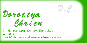 dorottya chrien business card